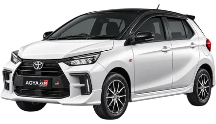 Toyota Agya untuk rental mobil di Yogyakarta