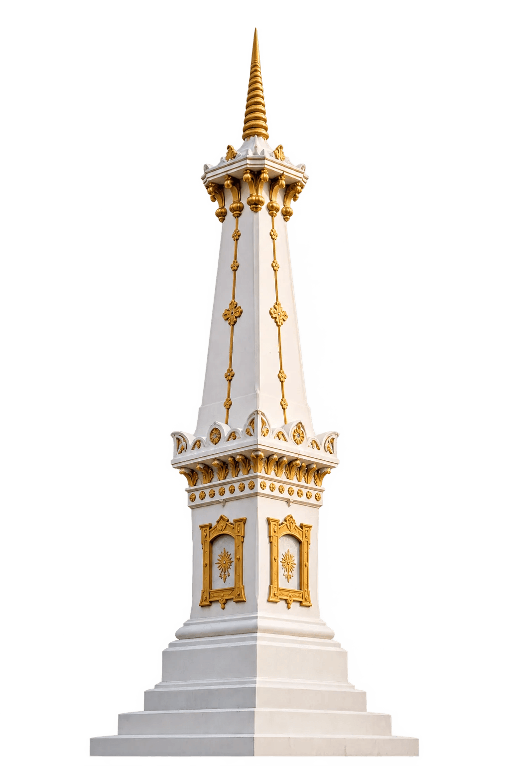 Tugu Yogyakarta, monumen putih berpuncak emas yang jadi penanda kota